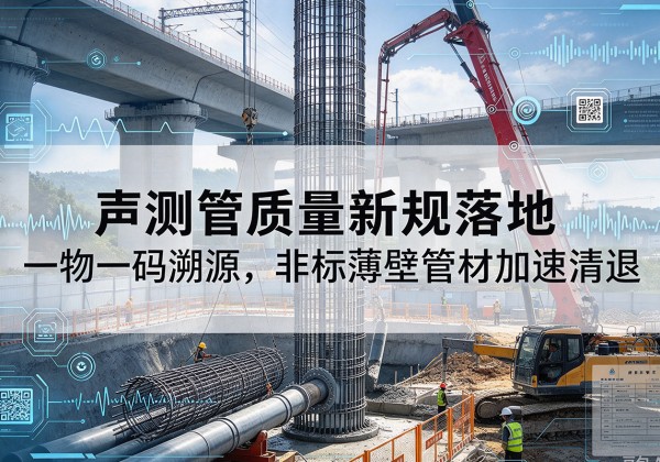 虎林声测管质量新规落地，一物一码溯源，非标薄壁管材加速清退